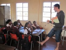 Stephen teaching in South Africa